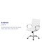 Flash Furniture White LeatherSoft Executive Swivel Chairs, 4PK 4-GO-2286M-WH-GG - alternate 2